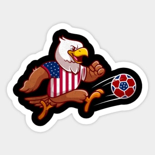 America Soccer Sticker